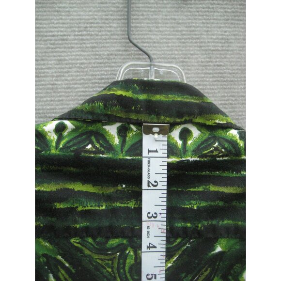 Tropicana Bark Cloth Shirt Mens Medium Loop Collar Vintage 1950s Size M - Picture 10 of 10